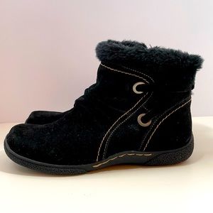 Baretrap Black Waterproof Leather and Faux Fur Winter Boots / Booties